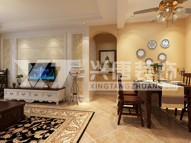 ����������128ƽ����������������Լ��ʽ����ǽװ��Ч��ͼ