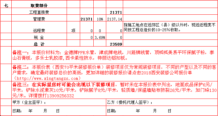 װ�޹�����-2018������70ƽ��װ��Ԥ���嵥