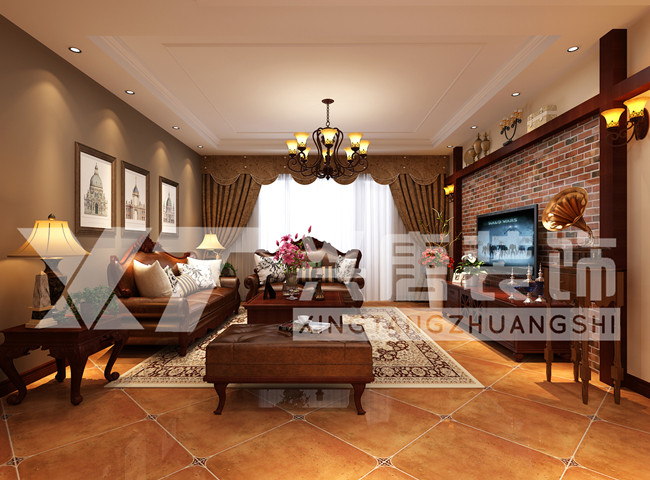 ��ޱ��԰����136ƽ���������������ŵ���ʽ����װ��Ч��ͼ