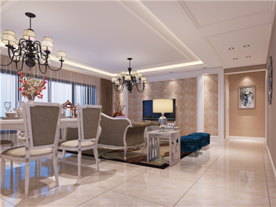 ����ˮ��۪��130m2���Ӽ�ŷװ��Ч��ͼ