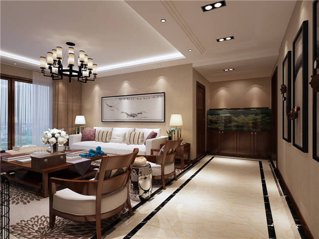 �Ϸɺ����130m2��������ʽ���װ��Ч��ͼ